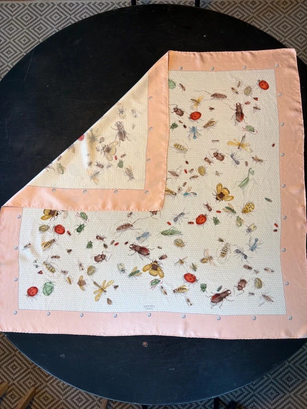 Hermes Les Insectes Silk Scarf